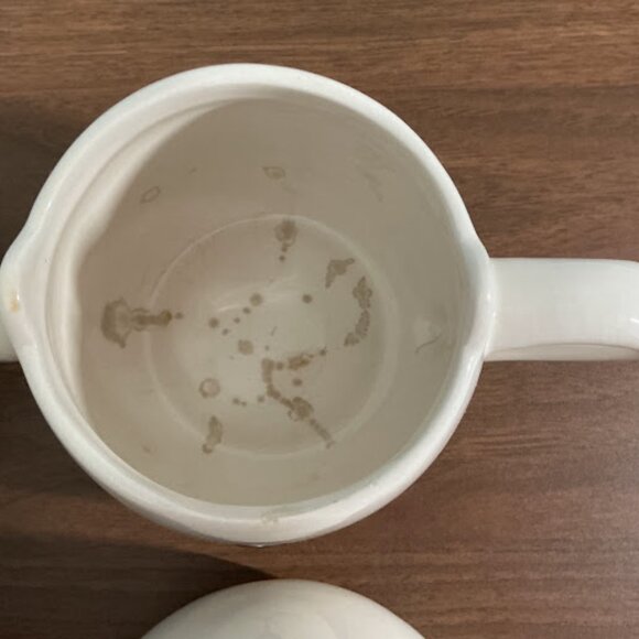 WHITE CAT FACE WITH EARS COFFEE/TEA MUGS SET OF 4 - Picture 8 of 10